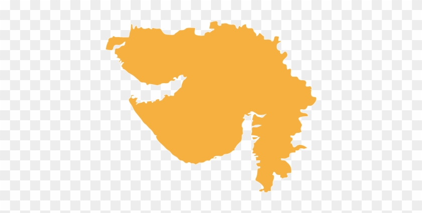 Retail Indian Power Bazaar - Gujarat Map Vector Free