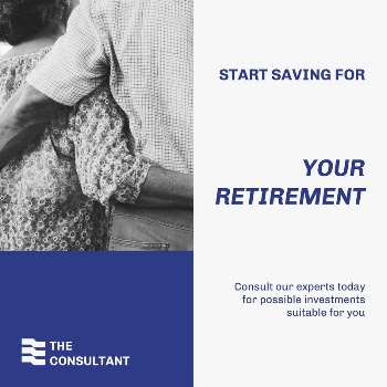 Retirement planning Instagram post template, | Free Vector Template - rawpixel