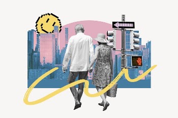 Retirement travel, old couple holding | Free Photo - rawpixel