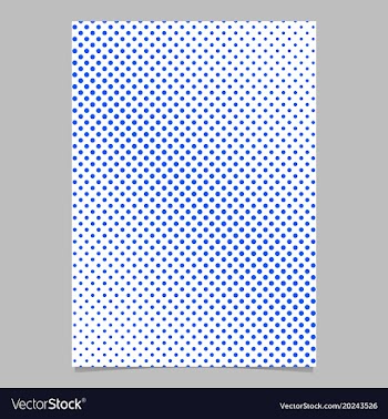 Retro abstract halftone circle pattern background vector image