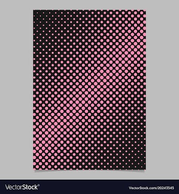 Retro abstract halftone circle pattern background vector image