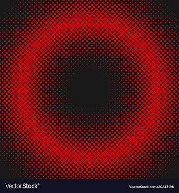 Retro abstract halftone dot background pattern vector image