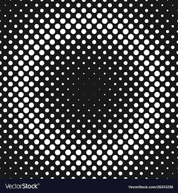 Retro abstract halftone dot background pattern vector image