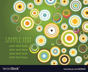 Retro background vector image