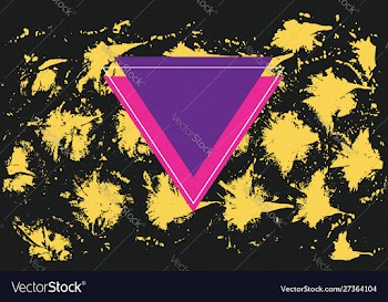 Retro background with pineapple vector image