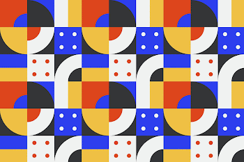 Retro bauhaus pattern background, abstract | Free Photo - rawpixel
