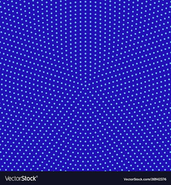Retro blue halftone circle pattern background vector image