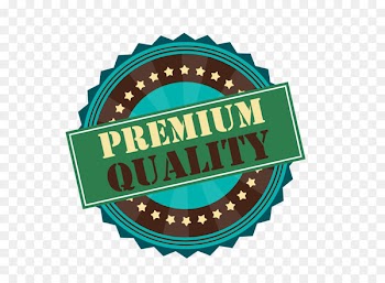 Retro blue seal jagged round 