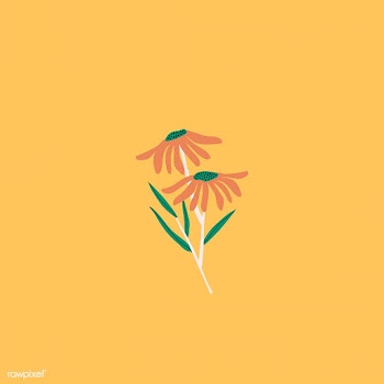 Retro brown daisies | Free stock vector - 893020