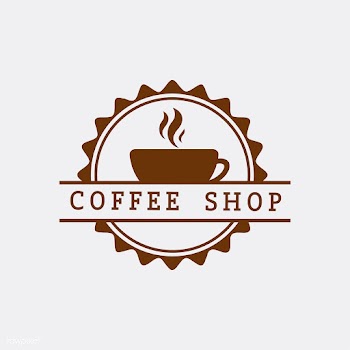 Retro coffee shop logo vector | Free stock vector - 503386