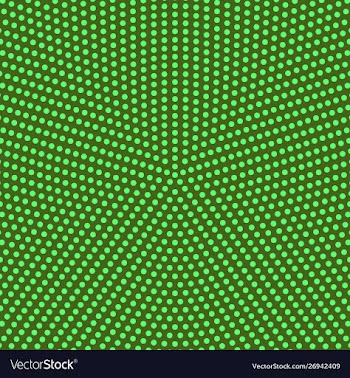 Retro color halftone circular dot pattern vector image