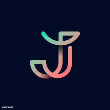 Retro colorful letter J vector | Free stock vector - 543463