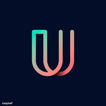 Retro colorful letter U vector | Free stock vector - 543551