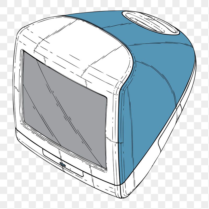 Retro computer png sticker, digital | Free PNG - rawpixel