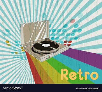 Retro concert poster vector image