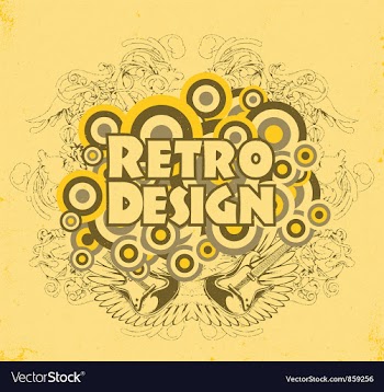 Retro concert poster vector image