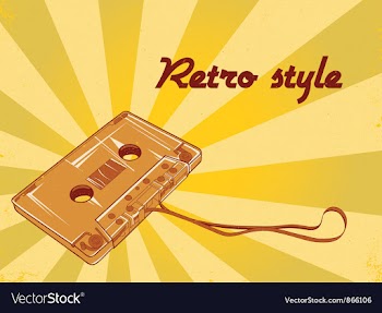 Retro concert poster vector image