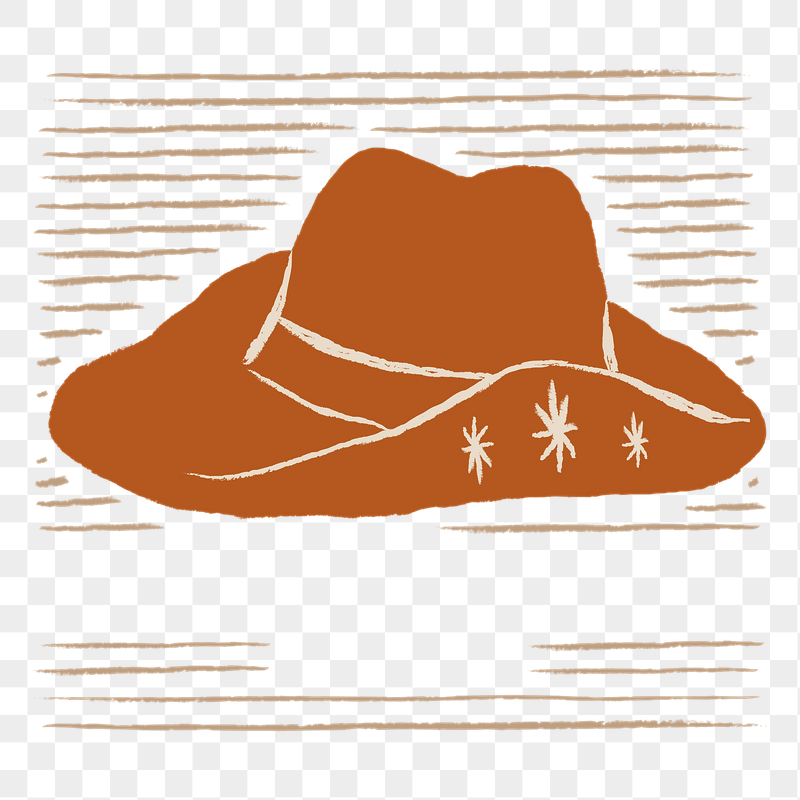Retro cowboy hat png sticker, | Free PNG - rawpixel