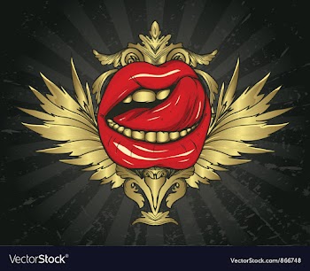 Retro emblem vector image
