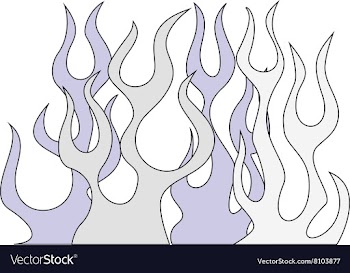 Retro Flames vector image