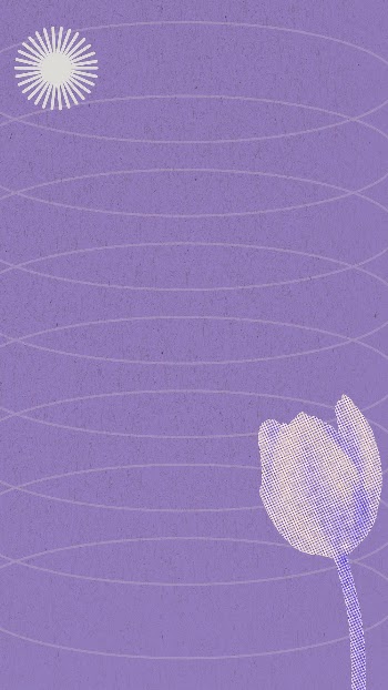 Retro flower iPhone wallpaper, halftone | Free Photo - rawpixel