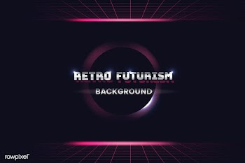 Retro futurism sign | Free stock vector - 599462