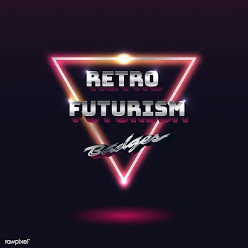 Retro futurism sign | Free stock vector - 599472