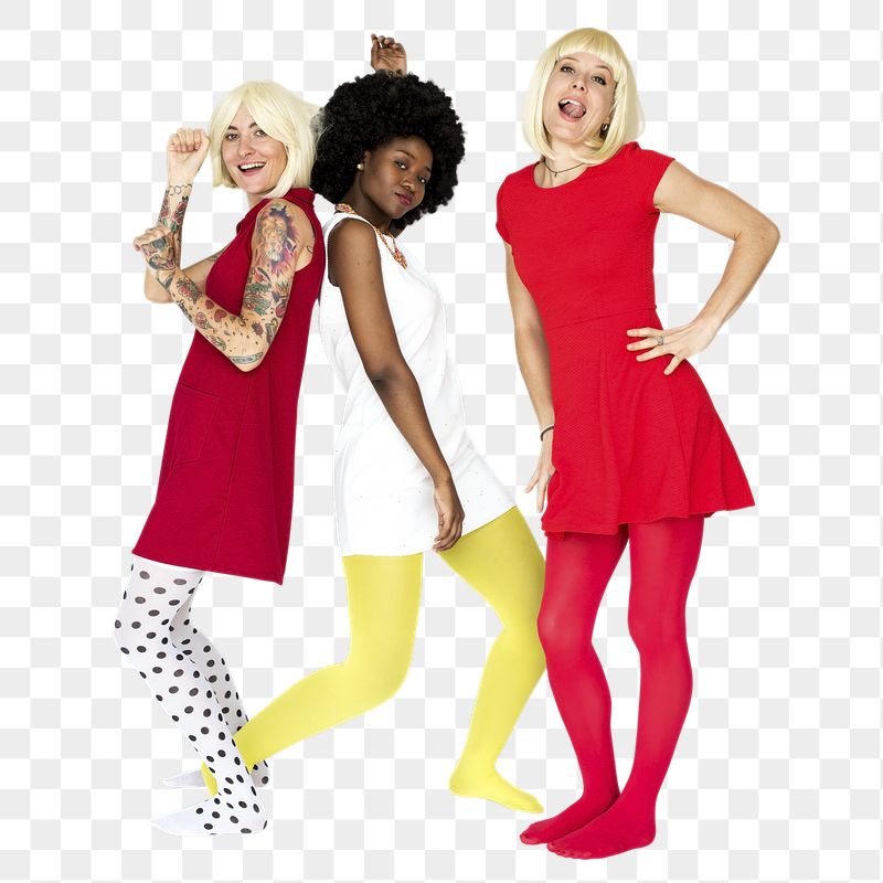 Retro girls partying png sticker, | Free PNG - rawpixel