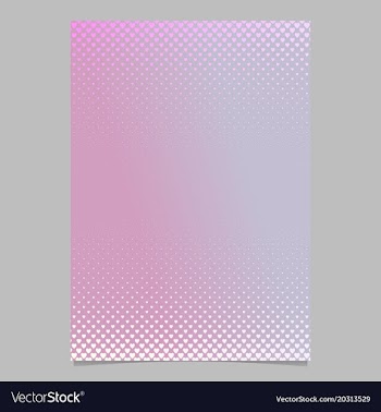 Retro gradient heart pattern flyer template vector image