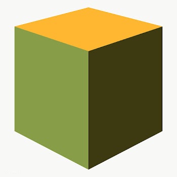 Retro green cube geometrical shape transparent png | Free  transparent png - 2258127