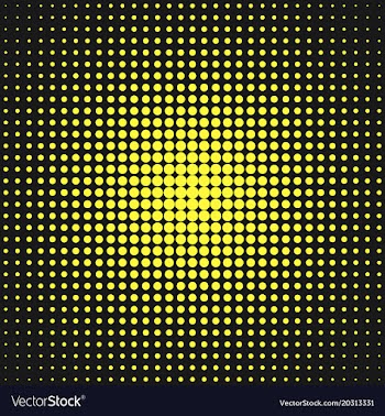 Retro halftone circle pattern background from dots vector image