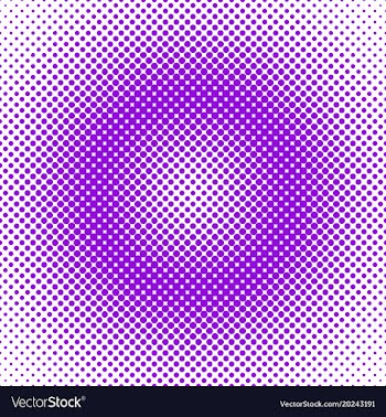 Retro halftone circle pattern background vector image