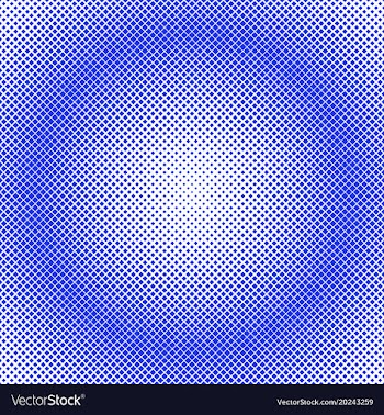 Retro halftone diagonal square pattern background vector image