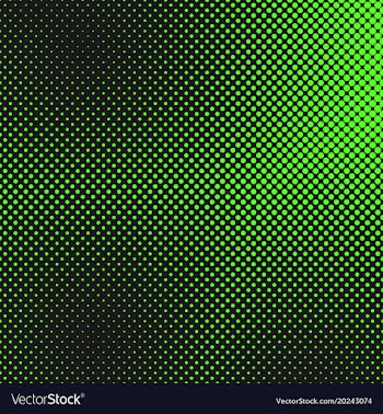 Retro halftone dot pattern background from circles vector image