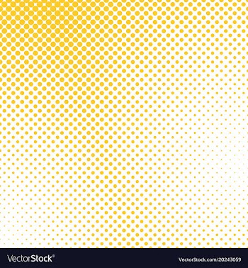 Retro halftone dotted pattern background template vector image