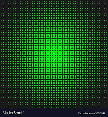 Retro halftone polka dot pattern background vector image