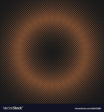 Retro halftone square background pattern template vector image