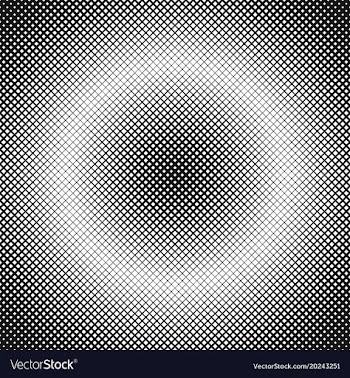 Retro halftone square pattern background design vector image
