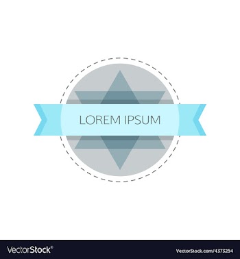 Retro label vector image