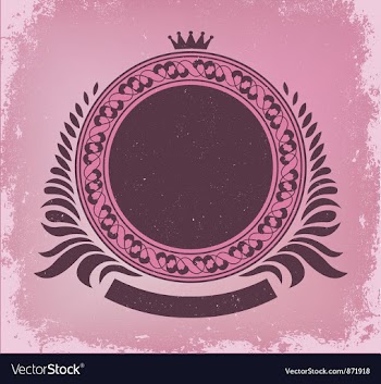 Retro label vector image