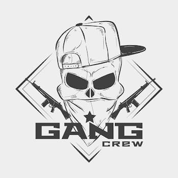 Retro mafia logo Free Vector