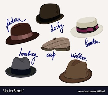 retro mans hats various models of vintage hats