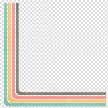 Retro, multicolored frame illustration transparent background PNG clipart
