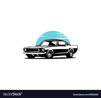 retro muscle car