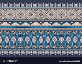 retro navajo tribe seamless design in vario