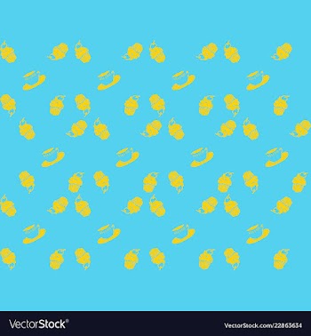 Retro object patterns for making seamless vector image