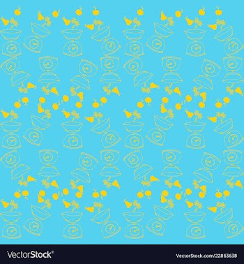 Retro object patterns for making seamless vector image