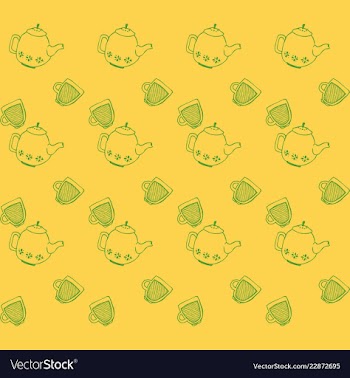 Retro object patterns for making seamless vector image