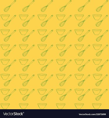 Retro object patterns for making seamless vector image