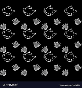 Retro object patterns for making seamless vector image